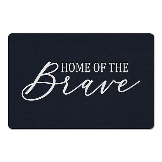 Home Of The Brave Floor Mat